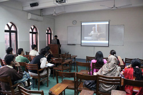 Students at the National University of Computer and Emerging Sciences in Lahore, Pakistan.